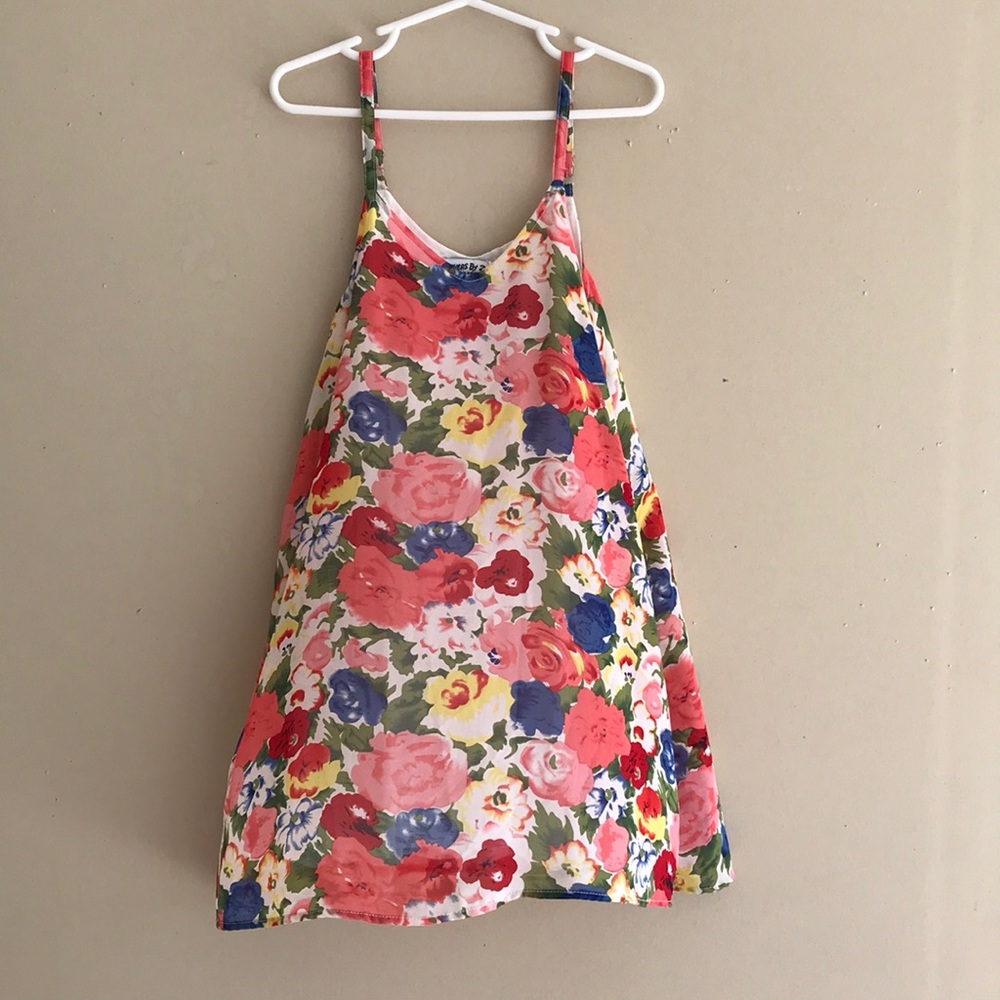Chiffon slip dress.